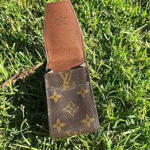 Authentic Louis Vuitton Paris Made in France cigarettes case monogram
